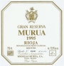 Bodegas Murua Gran Reserva 1995 Front Label
