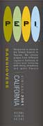 Pepi Sangiovese 2001 Front Label