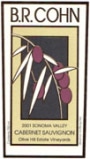 B.R. Cohn Olive Hill Estate Cabernet Sauvignon 2001 Front Label