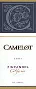 Camelot Zinfandel 2001 Front Label