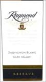 Raymond Reserve Selection Sauvignon Blanc 2002 Front Label