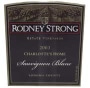 Rodney Strong Charlotte's Home Sauvignon Blanc 2003 Front Label