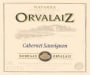 Bodegas Orvalaiz Cabernet Sauvignon 2013 Front Label