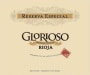 Bodegas Palacio Glorioso Especial Reserva 1959 Front Label