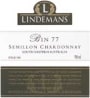 Lindeman’s Bin Series Bin 77 Semillon Chardonnay 2003 Front Label