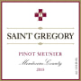 Graziano Saint Gregory Pinot Meunier 2015 Front Label