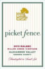 Picket Fence Miller Creek Vineyard Malbec 2013  Front Label