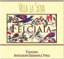 Villa La Selva Felciaia 1999 Front Label