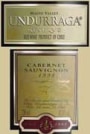 Undurraga Reserva Cabernet Sauvignon 2003 Front Label