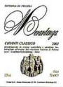 Felsina Berardenga Chianti Classico 2001 Front Label