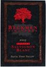 Beckmen Estate Sauvignon Blanc 2003 Front Label