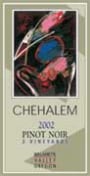 Chehalem 3 Vineyard Pinot Noir 2002 Front Label