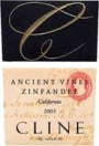 Cline Ancient Vines Zinfandel 2003 Front Label