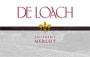 DeLoach California Merlot 2002 Front Label