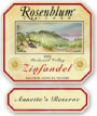 Rosenblum Cellars Annette's Reserve Zinfandel 2002 Front Label