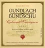 Gundlach Bundschu Cabernet Sauvignon 2001 Front Label