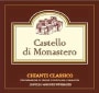 Castello di Monastero Chianti Riserva 1999 Front Label