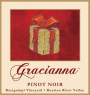 Gracianna Winery Bacigalupi Vineyard Pinot Noir 2008  Front Label