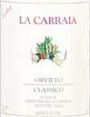 La Carraia Orvieto 2003 Front Label
