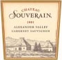 Chateau Souverain Alexander Valley Cabernet Sauvignon 2001 Front Label