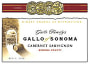 Gallo of Sonoma Cabernet Sauvignon 2002 Front Label