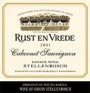 Rust en Vrede Estate Cabernet Sauvignon 2001 Front Label