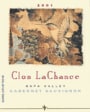 Clos LaChance Cabernet Sauvignon 2001 Front Label