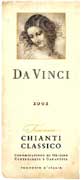 Da Vinci Chianti Classico 2002 Front Label