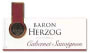Baron Herzog Cabernet Sauvignon (OU Kosher) 2002 Front Label
