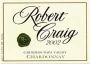Robert Craig Cellars Carneros-Napa Valley Chardonnay 2002 Front Label