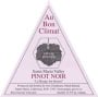 Au Bon Climat La Bauge Au-Dessus Pinot Noir 2002 Front Label