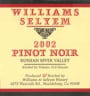 Williams Selyem Russian River Valley Pinot Noir 2002 Front Label