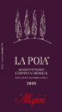 Allegrini La Poja 2000 Front Label