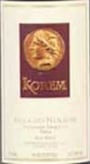 Argiolas Korem 2002 Front Label