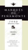 Bodegas Riojanas Marques de Penamonte Crianza 2009 Front Label