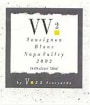Voss Vineyards VV2 Sauvignon Blanc 2002 Front Label