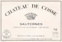 Chateau de Cosse Sauternes (half-bottle) 2000 Front Label