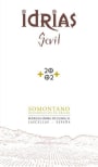 Bodegas Sierra de Guara Idrias Sevil 2002 Front Label