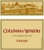 Columbia Winery Columbia Valley Syrah 2000 Front Label