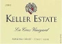 Keller Estate Pinot Noir 2002 Front Label