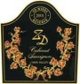 ZD Wines Reserve Cabernet Sauvignon 2001 Front Label