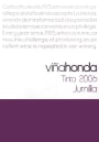 Bodegas Silvano Garcia Vinahonda Tinto 2006 Front Label