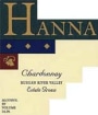 Hanna Russian River Chardonnay 2002 Front Label