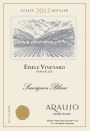 Araujo Eisele Vineyard Sauvignon Blanc 2012 Front Label