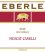 Eberle Canelli Muscat 2012 Front Label