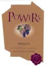 Powers Merlot 2002 Front Label