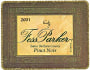 Fess Parker Santa Barbara Pinot Noir 2001 Front Label