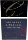 Cline Big Break Zinfandel 2001 Front Label