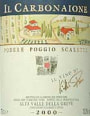 Poggio Scalette Il Carbonaione 2000 Front Label