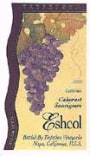 Trefethen Eshcol Cabernet Sauvignon 2001 Front Label